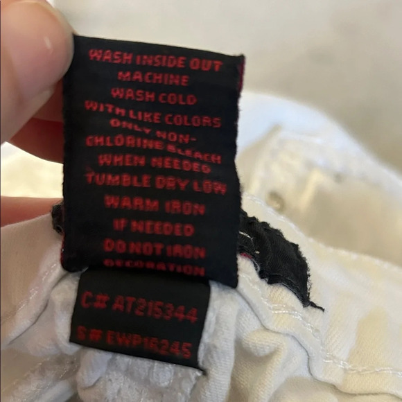 Earl Jeans White Women's Denim with Studded Pockets - Picture 4 of 7